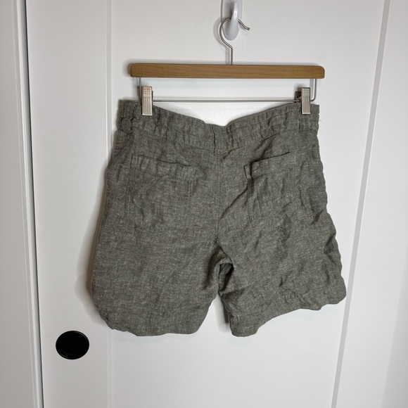 Patagonia Hemp Organic Cotton Green Drawstring Shorts Size 8 - Picture 4 of 4